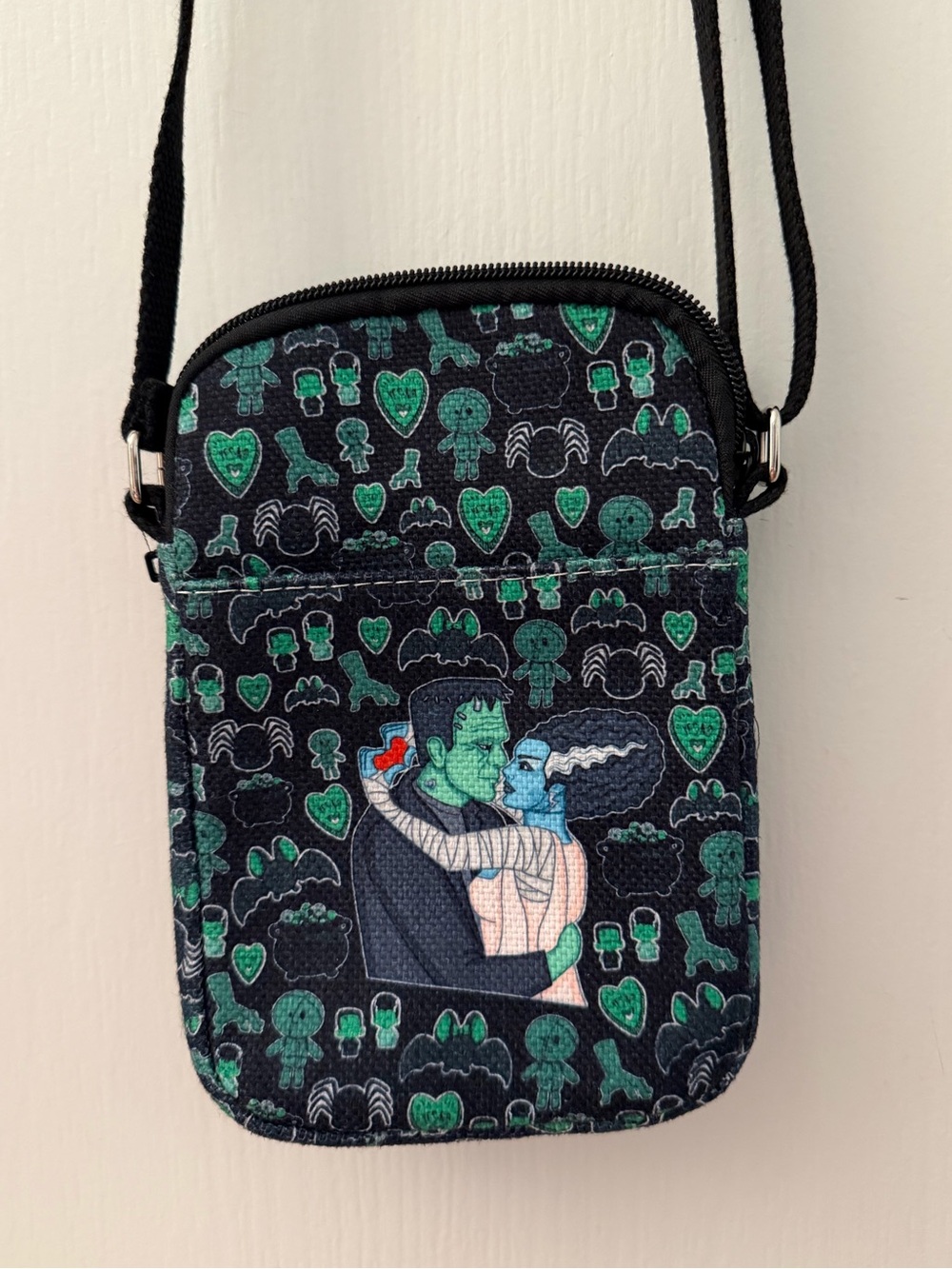 NWOT Frankenstein & Bride Crossbody Purse